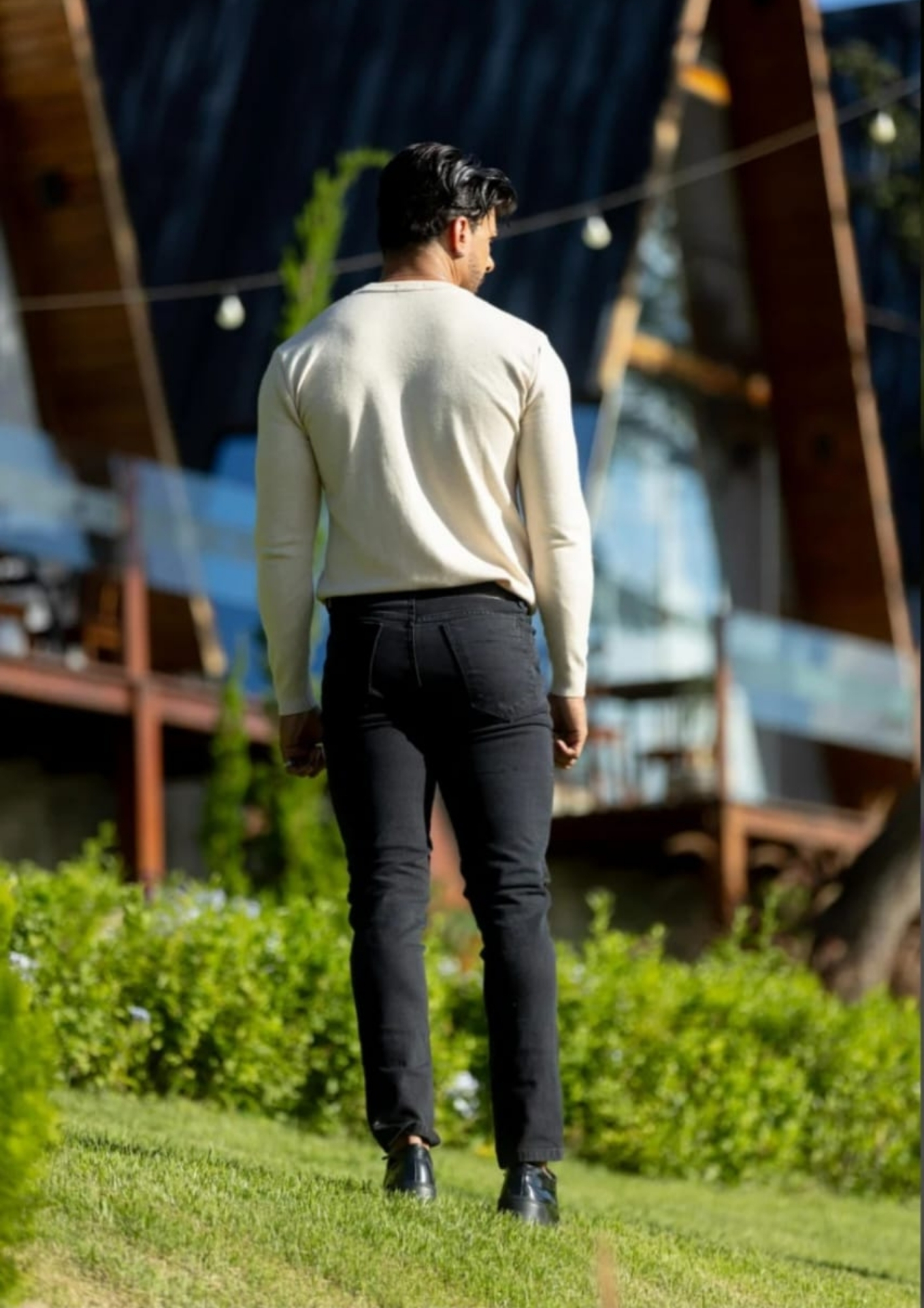 Calça jeans premium preta — foto 4